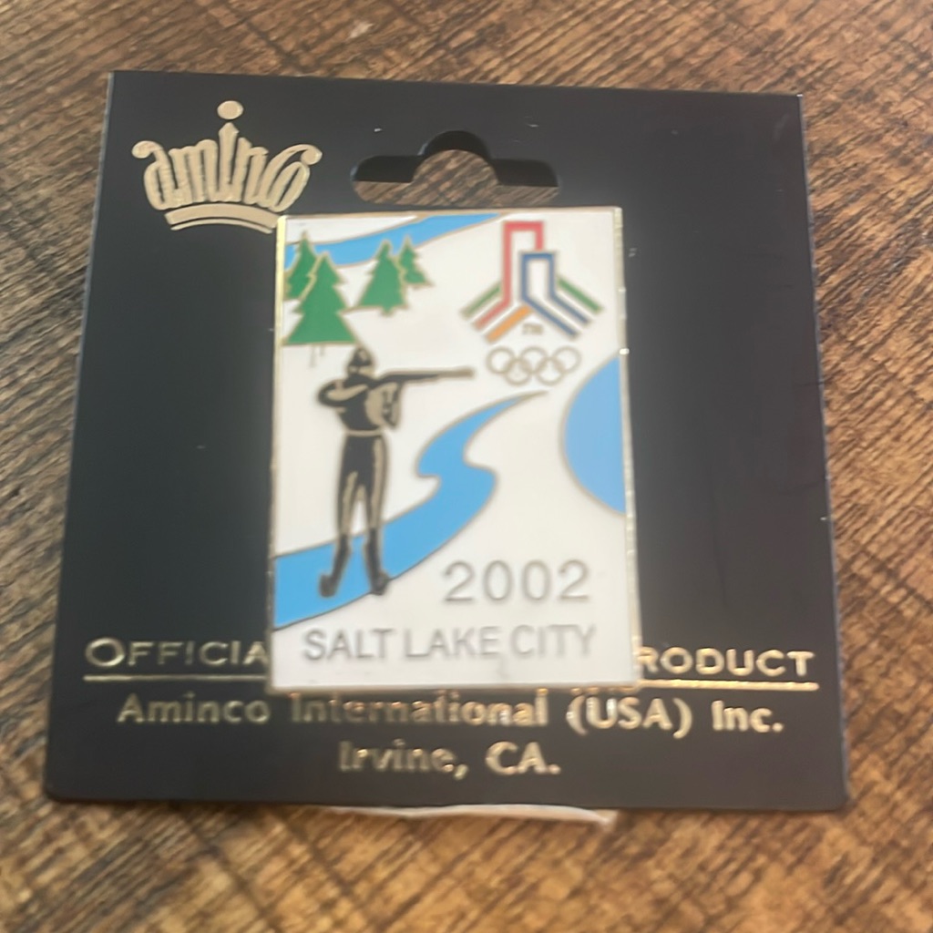 Cross Country Skiing 2002 Slc Winter Games Pin